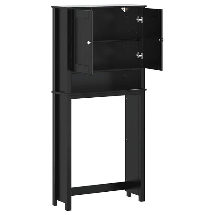 Dulap mașină de spălat „BERG” negru 76x27x164,5 cm lemn masiv - WALTI WALTI