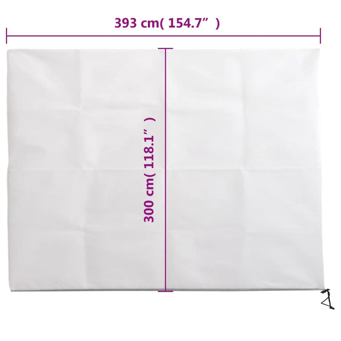 Huse de plante din fleece cu fermoar 2 buc. 70 g/m² 3,93x3 m - WALTI WALTI