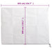 Huse de plante din fleece cu fermoar 2 buc. 70 g/m² 3,93x3 m - WALTI WALTI