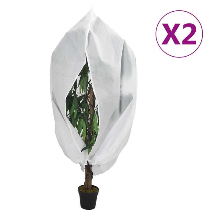 Huse de plante din fleece cu fermoar 2 buc 70 g/m² 3,93x3,5 m - WALTI WALTI