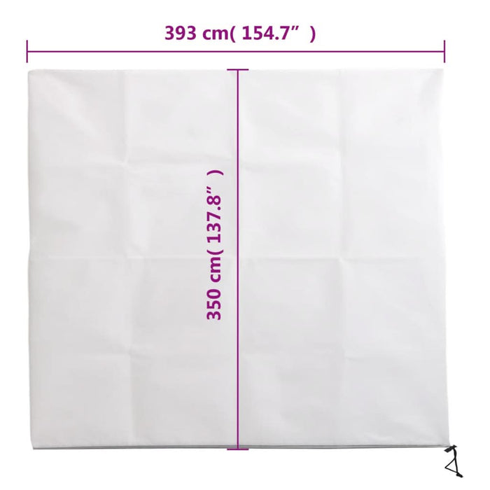 Huse de plante din fleece cu fermoar 2 buc 70 g/m² 3,93x3,5 m - WALTI WALTI