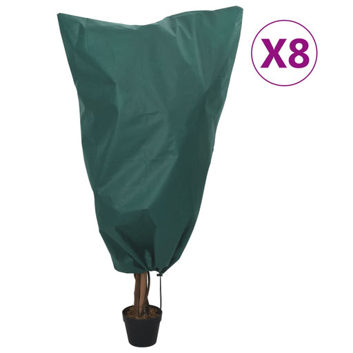 Huse de fleece pentru plante cu șnur 8 buc. 70 g/m² 0,8x1,2 m - WALTI WALTI