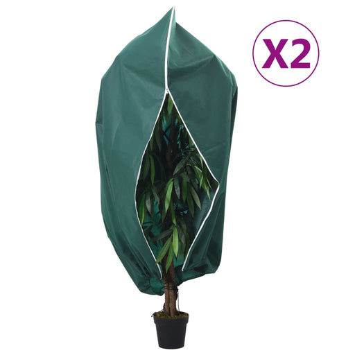 Huse pentru plante din fleece cu fermoar 2 buc 70 g/m² 2,36x2 m - WALTI WALTI
