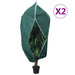 Huse pentru plante din fleece cu fermoar 2 buc 70 g/m² 2,36x2 m - WALTI WALTI