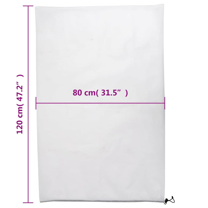 Protecții fleece pentru plante cu șnur 12 buc 70 g/m² 0,8x1,2 m - WALTI WALTI