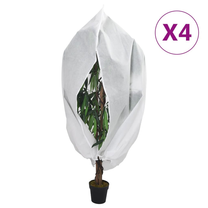 Protecție de fleece plante cu fermoar 4 buc 70 g/m² 3,93x3,5 m - WALTI WALTI