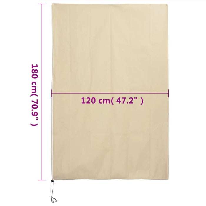 Protecții fleece pt plante, fermoar, 10 buc, 70 g/m² 1,2x1,8 m - WALTI WALTI