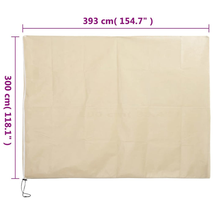 Protecție de fleece plante cu fermoar 4 buc 70 g/m² 3,93x3 m - WALTI WALTI