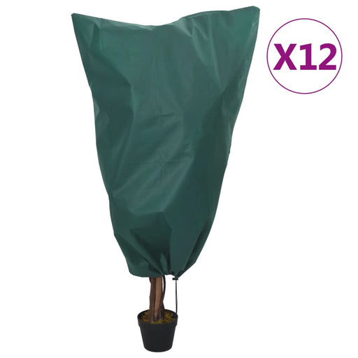 Protecții fleece pentru plante, cu șnur, 12 buc 70 g/m² 0,8x1 m - WALTI WALTI