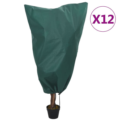 Protecții fleece pentru plante cu șnur 12 buc 70 g/m² 0,8x1,2 m - WALTI WALTI