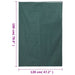 Protecții fleece pt plante, fermoar, 10 buc, 70 g/m² 1,2x1,8 m - WALTI WALTI
