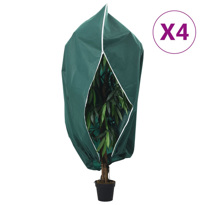 Protecție de fleece plante cu fermoar 4 buc 70 g/m² 3,14x2,5 m - WALTI WALTI