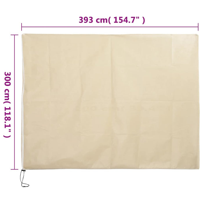 Protecție de fleece plante cu fermoar 10 buc 70 g/m² 3,93x3 m - WALTI WALTI