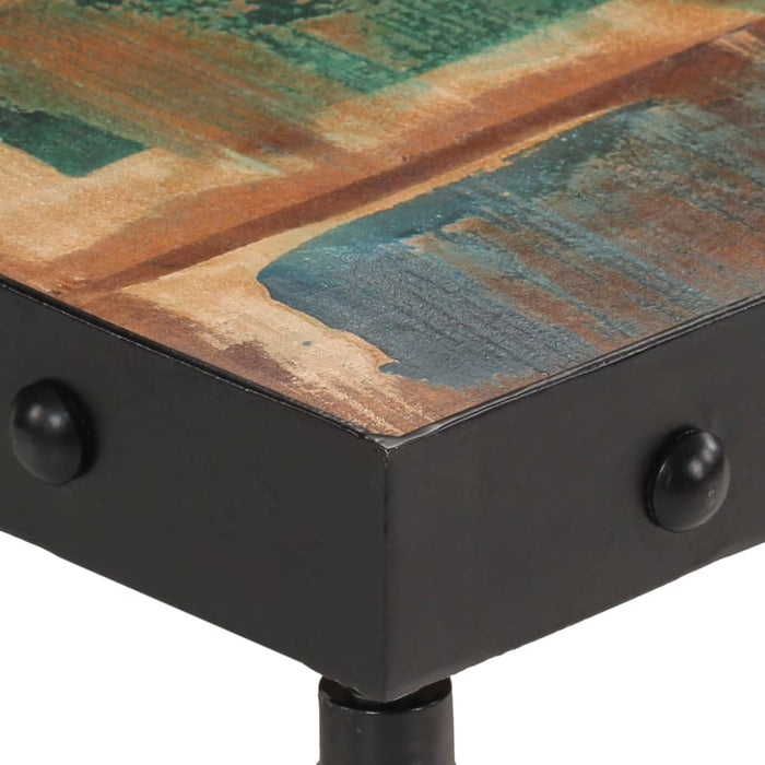 Măsuță de cafea cu roți, 100x55x26 cm, lemn masiv reciclat - WALTI WALTI