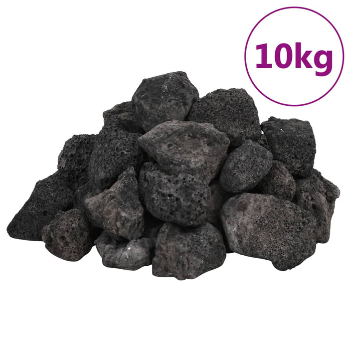 Roci vulcanice, 10 kg, negru, 3-5 cm - WALTI WALTI