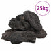 Roci vulcanice, 25 kg, negru, 10-30 cm - WALTI WALTI