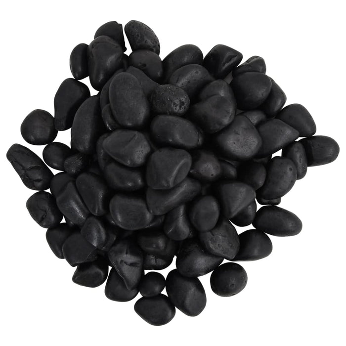Pietricele lustruite, 10 kg, negru, 2-5 cm - WALTI WALTI