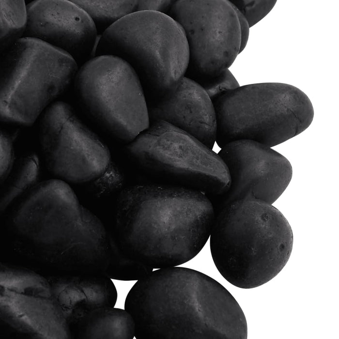 Pietricele lustruite, 10 kg, negru, 2-5 cm - WALTI WALTI