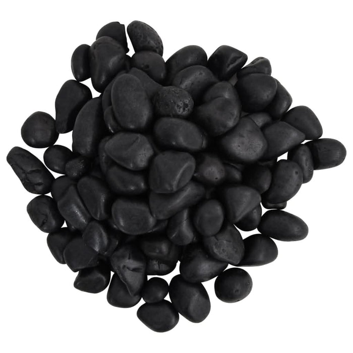 Pietricele lustruite, 25 kg, negru, 2-5 cm - WALTI WALTI
