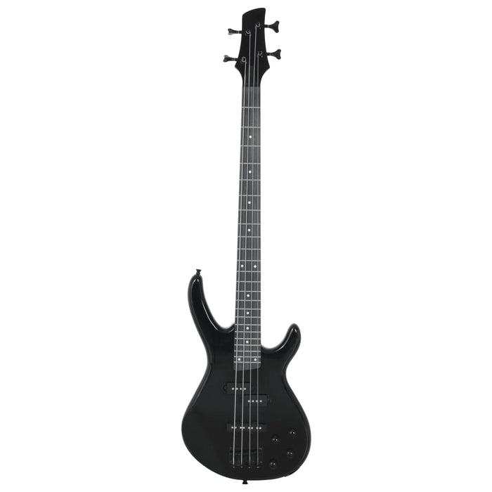 Chitara bass electrică începători, cu husă, negru, 4/4 46" - WALTI WALTI