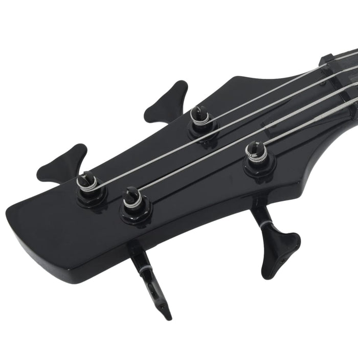 Chitara bass electrică începători, cu husă, negru, 4/4 46" - WALTI WALTI