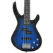 Chitara bass electrică începători, husă, albastru/negru 4/4 46" - WALTI WALTI