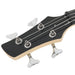 Chitara bass electrică începători, husă, albastru/negru 4/4 46" - WALTI WALTI