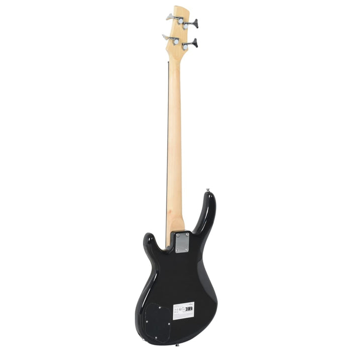 Chitara bass electrică începători, cu husă, maro/negru, 4/4 46" - WALTI WALTI