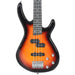 Chitara bass electrică începători, cu husă, maro/negru, 4/4 46" - WALTI WALTI