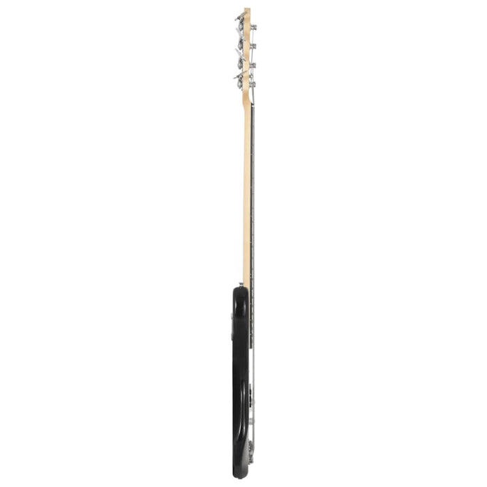 Chitara bass electrică începători, cu husă, maro/alb, 4/4 46" - WALTI WALTI