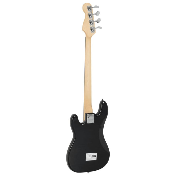 Chitara bass electrică începători, cu husă, maro/alb, 4/4 46" - WALTI WALTI