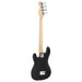 Chitara bass electrică începători, cu husă, maro/alb, 4/4 46" - WALTI WALTI