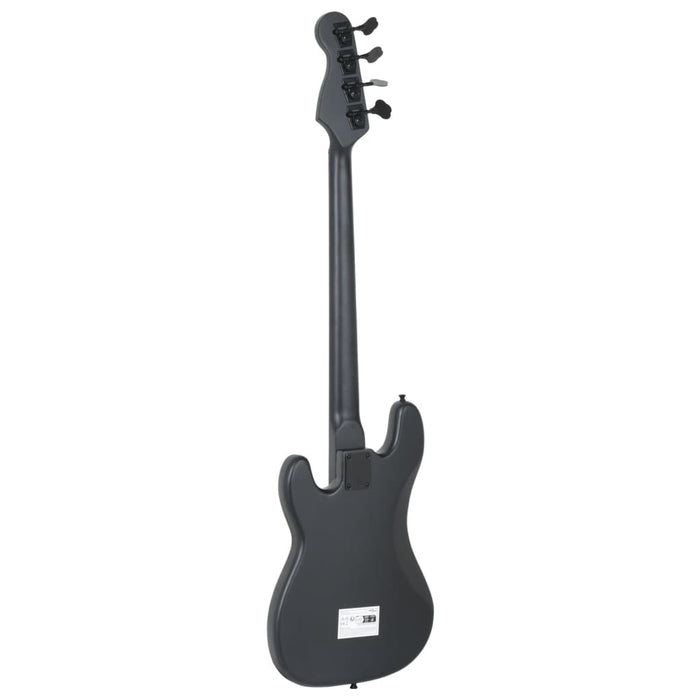Chitara bass electrică începători, cu husă, negru, 4/4 46" - WALTI WALTI