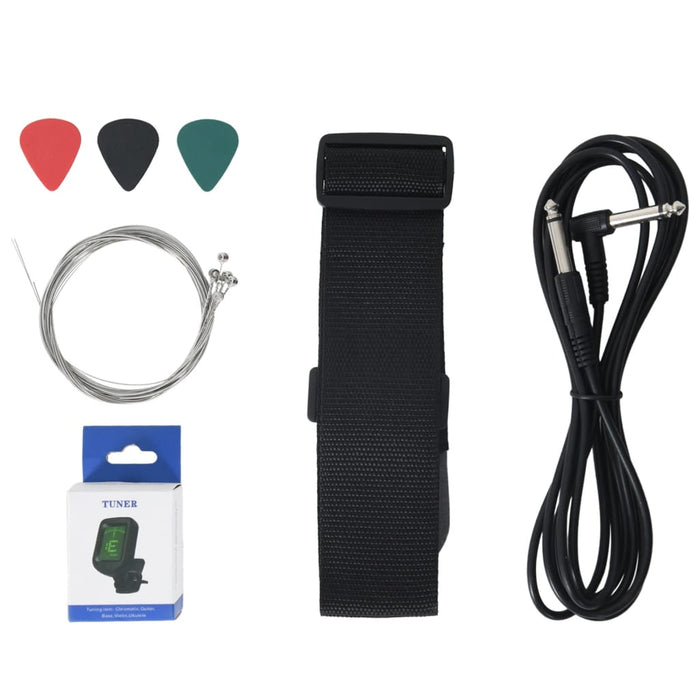 Chitara electrică pentru copii, cu husă, negru, 3/4 30" - WALTI WALTI