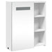 Dulap cu oglindă de baie cu lumină LED, alb, 45x13x52 cm - WALTI WALTI