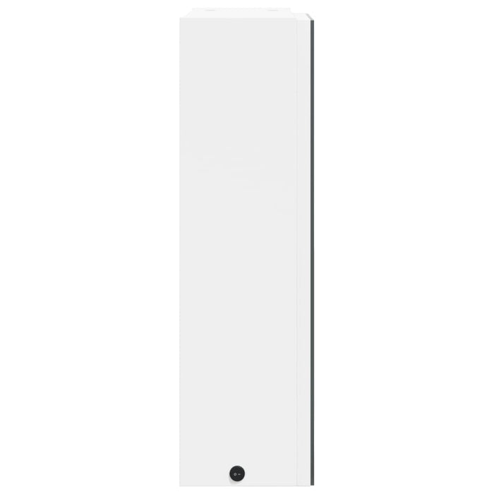 Dulap cu oglindă de baie cu lumină LED, alb, 45x13x52 cm - WALTI WALTI