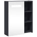 Dulap cu oglindă de baie cu lumină LED, gri, 45x13x52 cm - WALTI WALTI