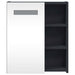 Dulap cu oglindă de baie cu lumină LED, gri, 45x13x52 cm - WALTI WALTI