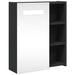 Dulap cu oglindă de baie cu LED, negru, 45x13x52 cm - WALTI WALTI