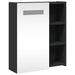 Dulap cu oglindă de baie cu LED, negru, 45x13x52 cm - WALTI WALTI