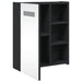 Dulap cu oglindă de baie cu LED, negru, 45x13x52 cm - WALTI WALTI