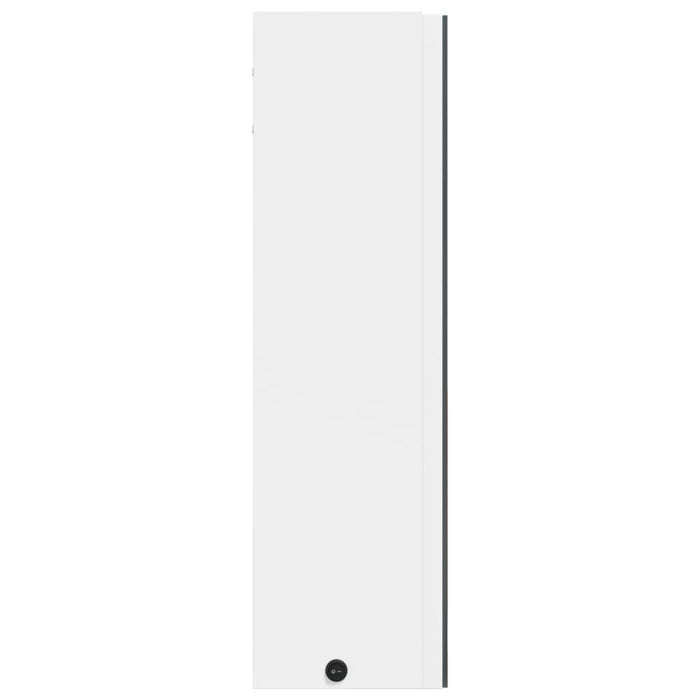 Dulap cu oglindă de baie cu lumină LED, alb, 60x13x52 cm - WALTI WALTI