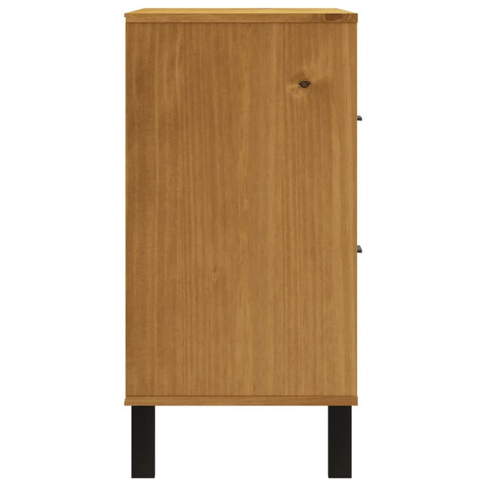 Dulap cu sertar „FLAM”, 80x40x80 cm, lemn masiv de pin - WALTI WALTI