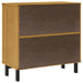 Dulap cu sertar „FLAM”, 80x40x80 cm, lemn masiv de pin - WALTI WALTI