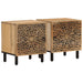 Noptiere, 2 buc., 40x33x46 cm, lemn masiv de acacia - WALTI WALTI