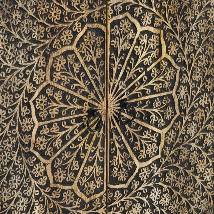 Dulap lateral, 60x33x75 cm, lemn masiv de mango - WALTI WALTI