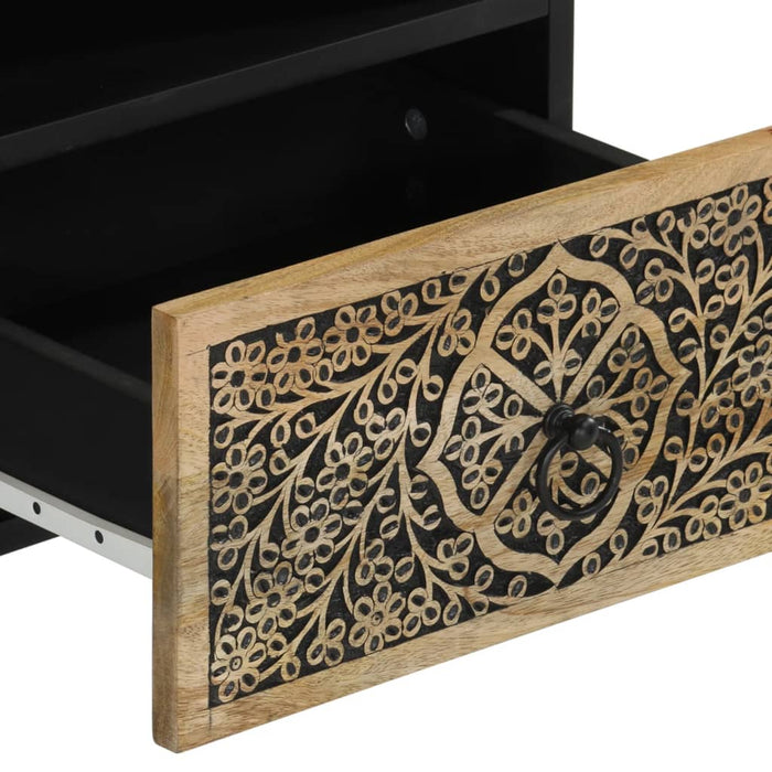 Noptiere, 2 buc., 40x33x46 cm, lemn masiv de acacia - WALTI WALTI