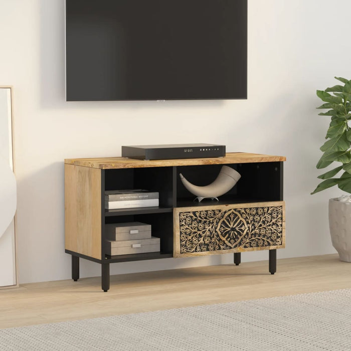 Dulap TV, 80x33x46 cm, lemn masiv de mango WALTI
