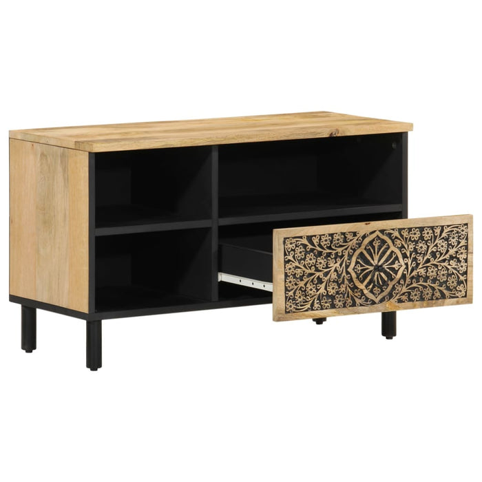 Dulap TV, 80x33x46 cm, lemn masiv de mango WALTI