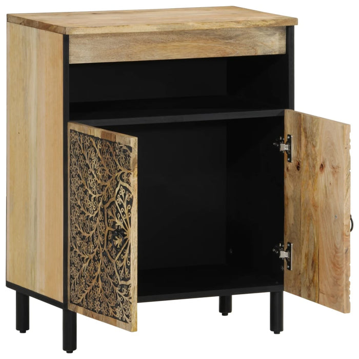 Dulap lateral, 60x33x75 cm, lemn masiv de mango - WALTI WALTI